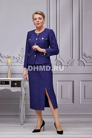 Алекса GRANAT 332 10-25 костюм юбочный POZA